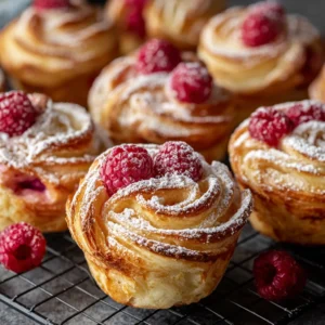 Raspberry Cream Cheese Cruffins Recipe