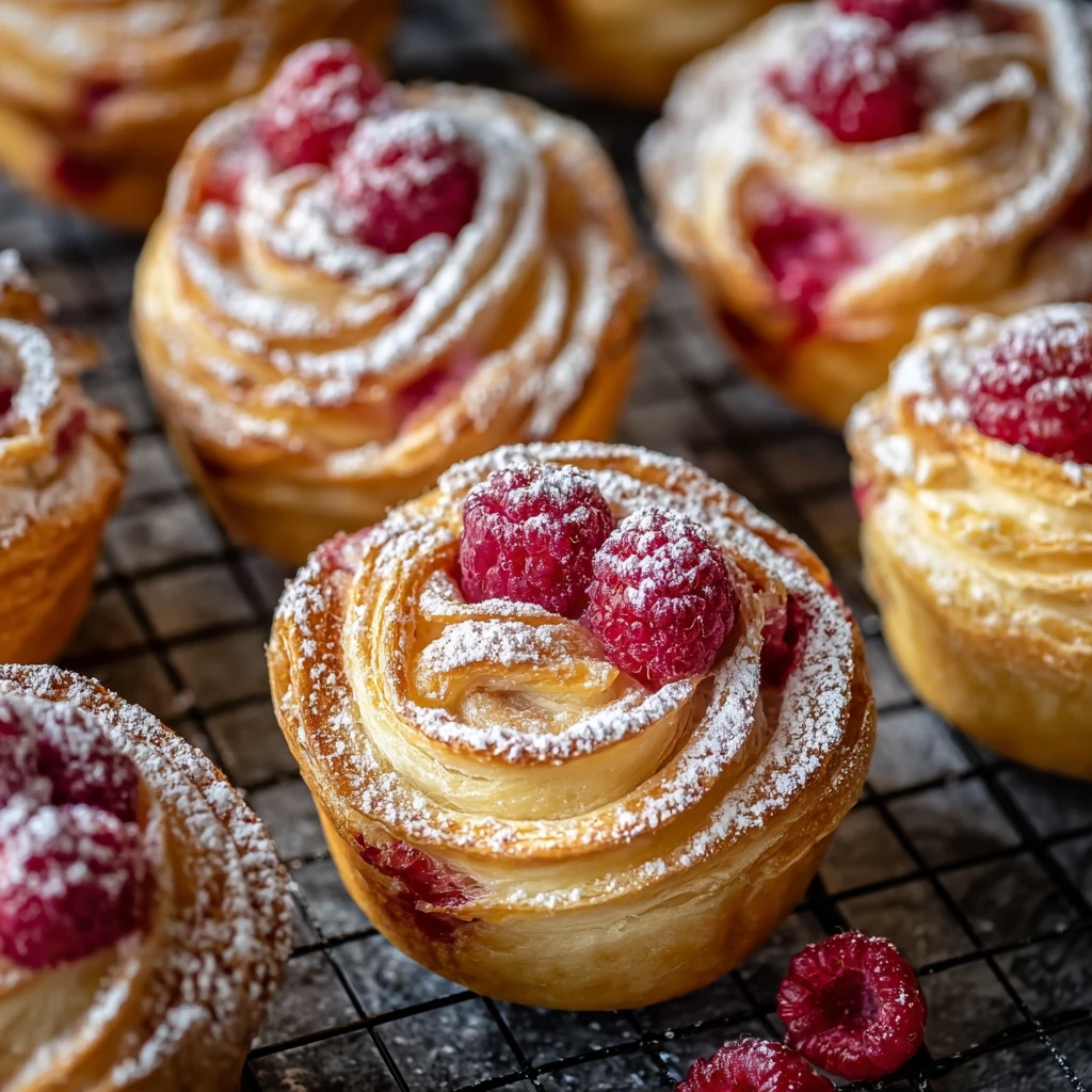 Raspberry Cream Cheese Cruffins Recipe