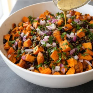 Roasted Sweet Potato Salad: Hearty, Easy, and Delicious Prep for January