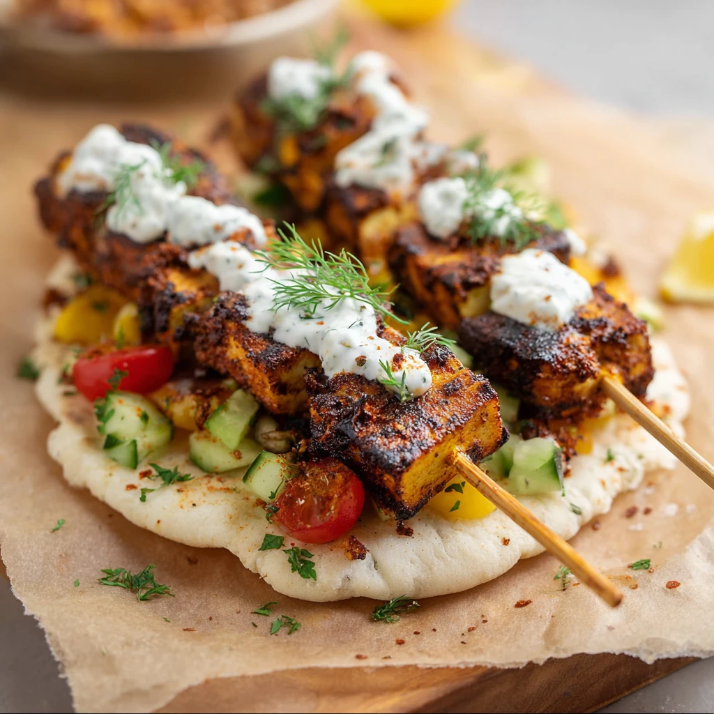 Roasted Tofu Skewers