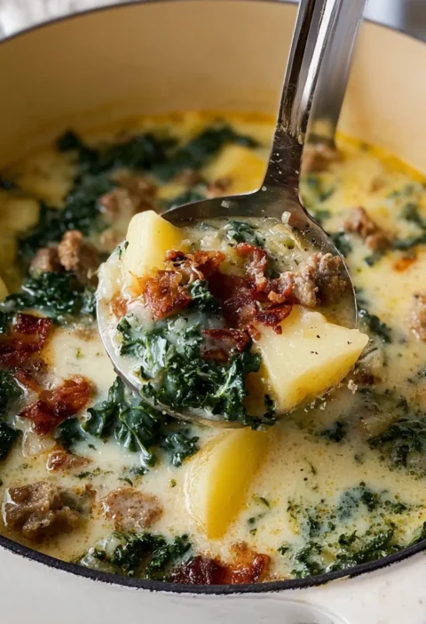 Savory Italian Sausage Bacon Potato Soup Hearty Olive