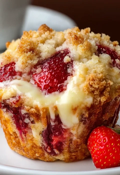 Strawberry Cream Cheese Muffins