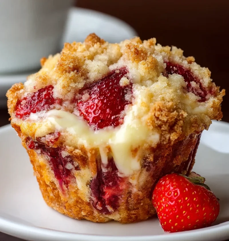Strawberry Cream Cheese Muffins