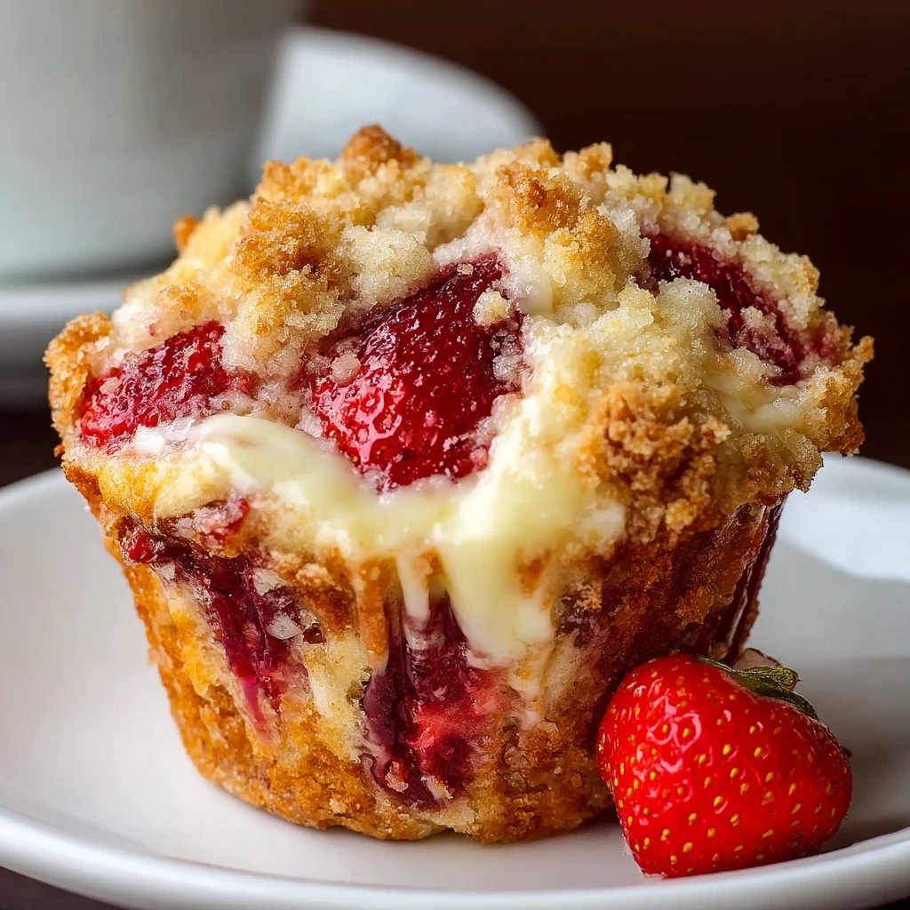 Strawberry Cream Cheese Muffins