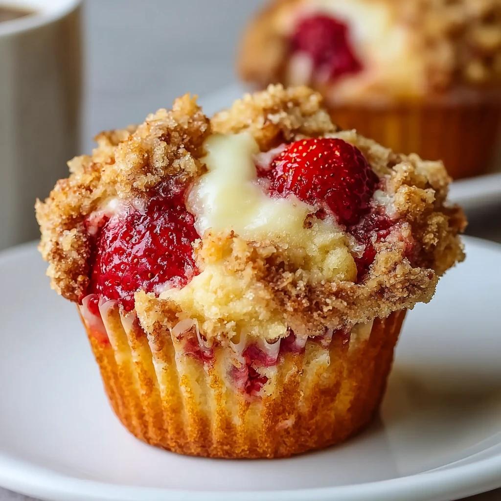Strawberry Cream Cheese Muffins