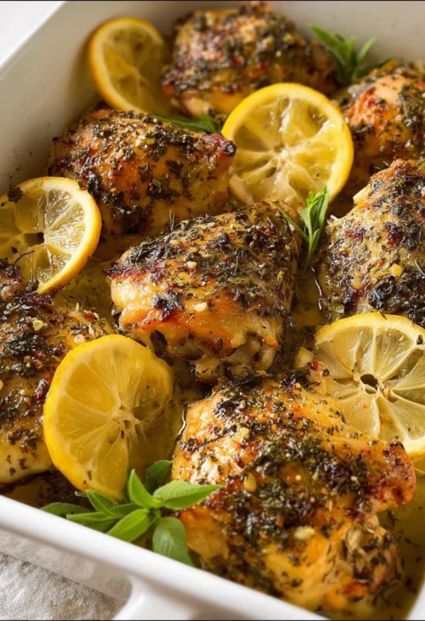 Tender Greek Lemon Chicken