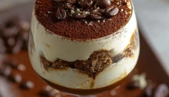 Tiramisu Coffee Cocktail Layers Decadent Flavor