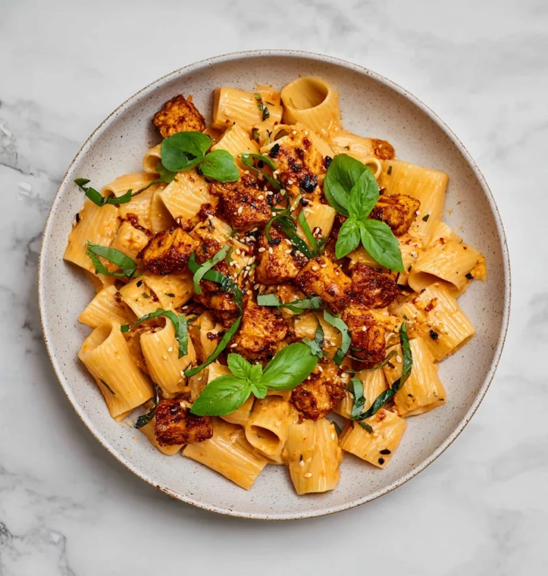 Tofu Gochujang Pasta Recipe