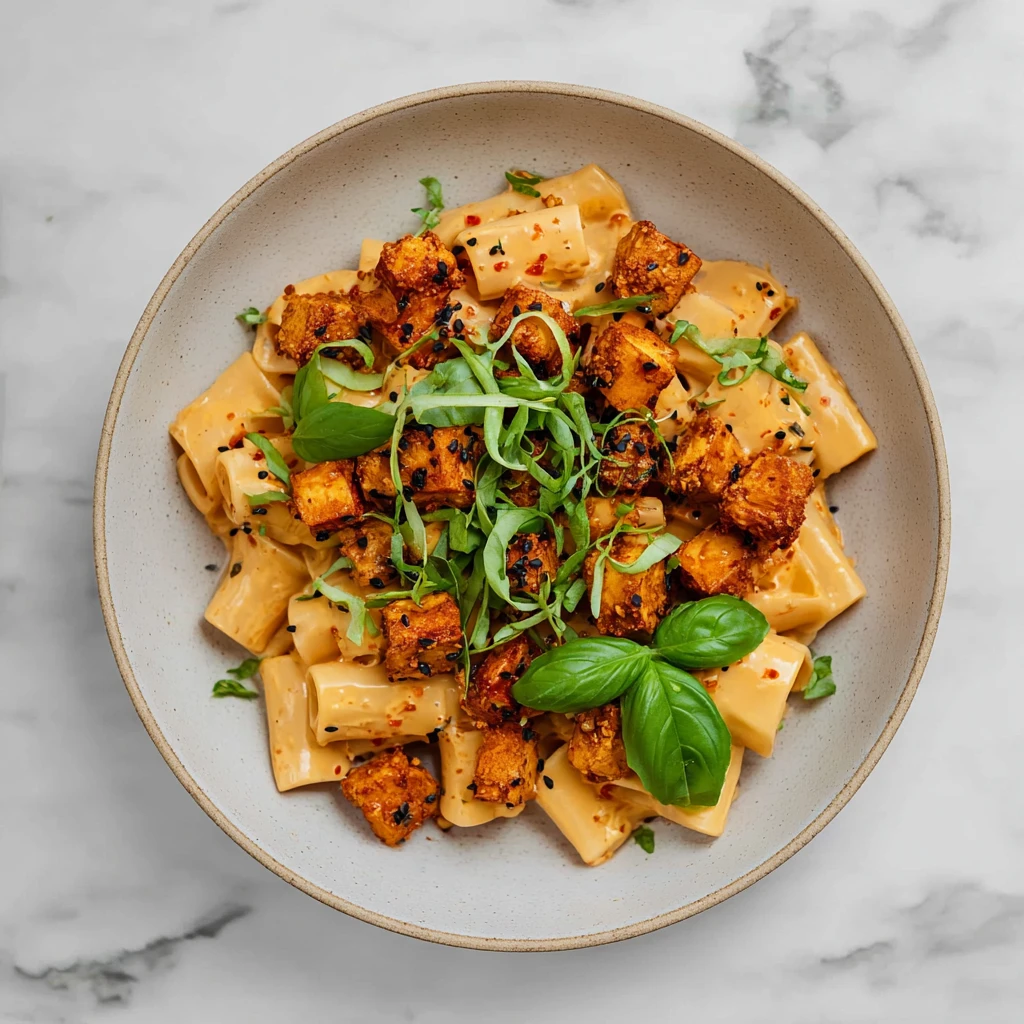 Tofu Gochujang Pasta Recipe