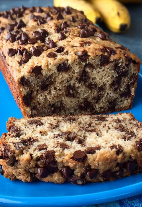 Wholesome Chocolate Chip Oatmeal Banana Bread Guiltfree Eggless