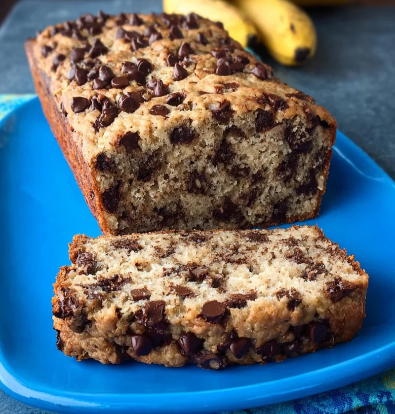 Wholesome Chocolate Chip Oatmeal Banana Bread Guiltfree Eggless