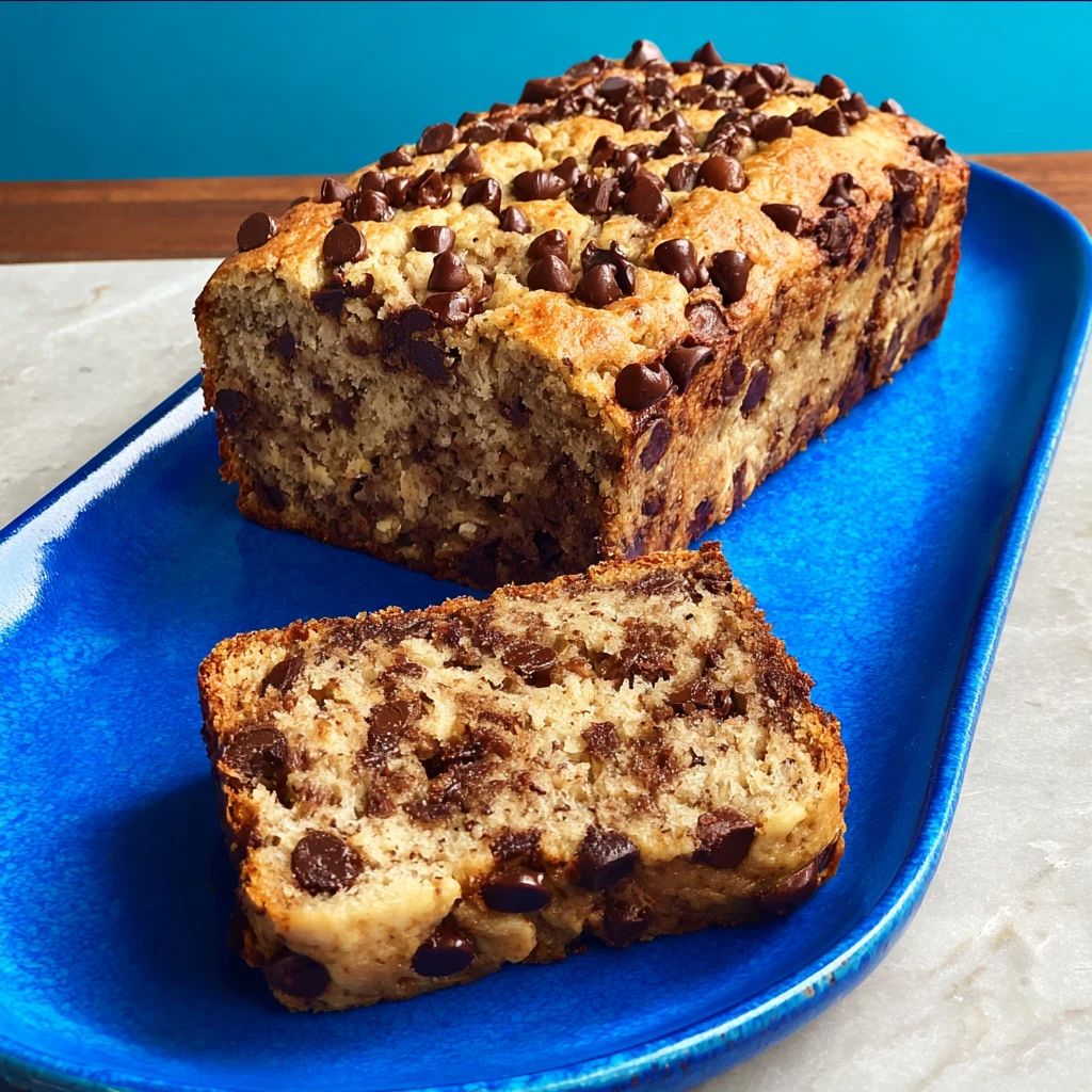 Wholesome Chocolate Chip Oatmeal Banana Bread Guiltfree Eggless