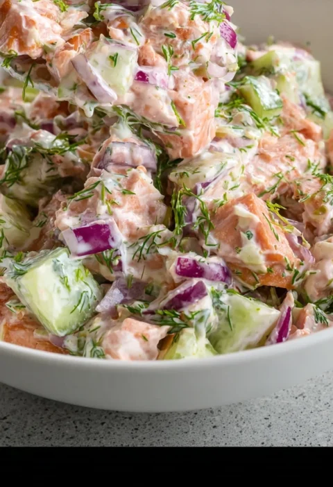 Zesty Citrus Salmon Salad Top Seafood Sensation