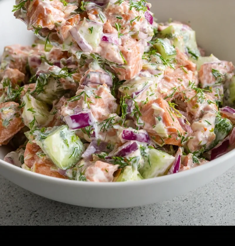 Zesty Citrus Salmon Salad Top Seafood Sensation