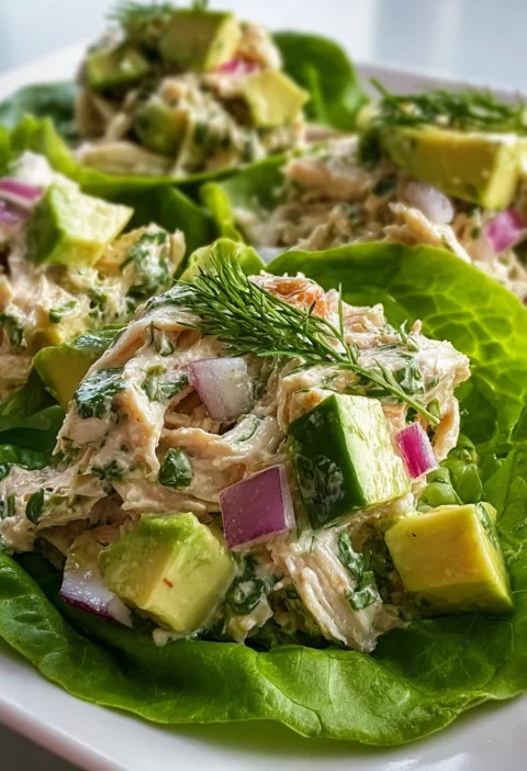 Avocado Herb Chicken Salad