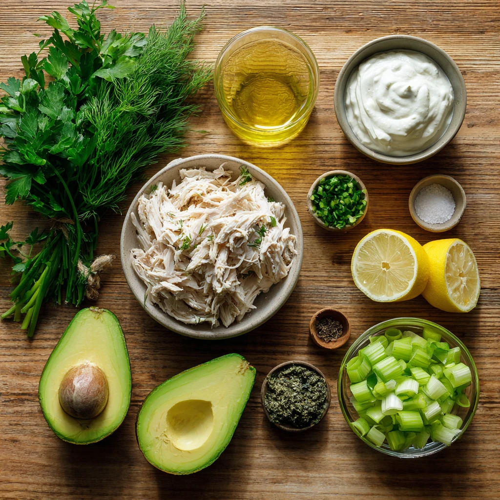 Avocado Herb Chicken Salad
