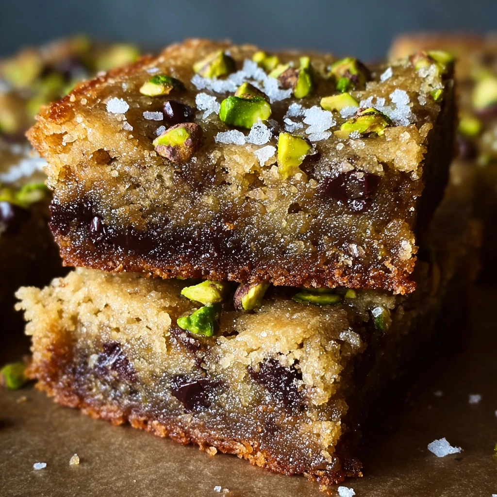 Brown Butter Honey Pistachio BarsHoneyBrown Butter Honey Pistachio Bars