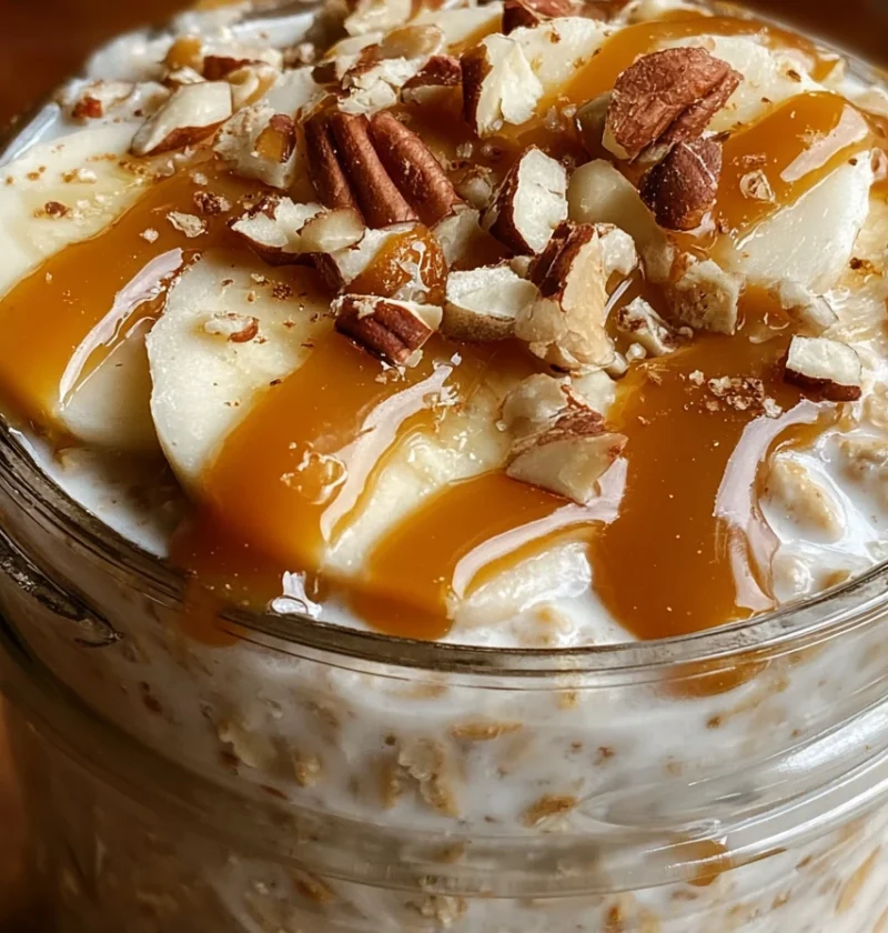 Cinnamon Roll Overnight Oats
