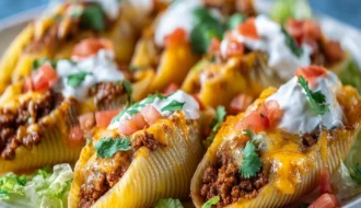 Creamy Taco Stuffed Shells