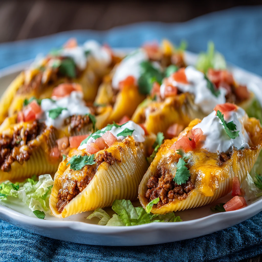 Creamy Taco Stuffed Shells