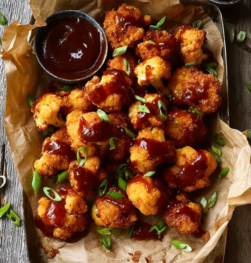Crispy Bbq Beer Battered Cauliflower Nuggets Cravings