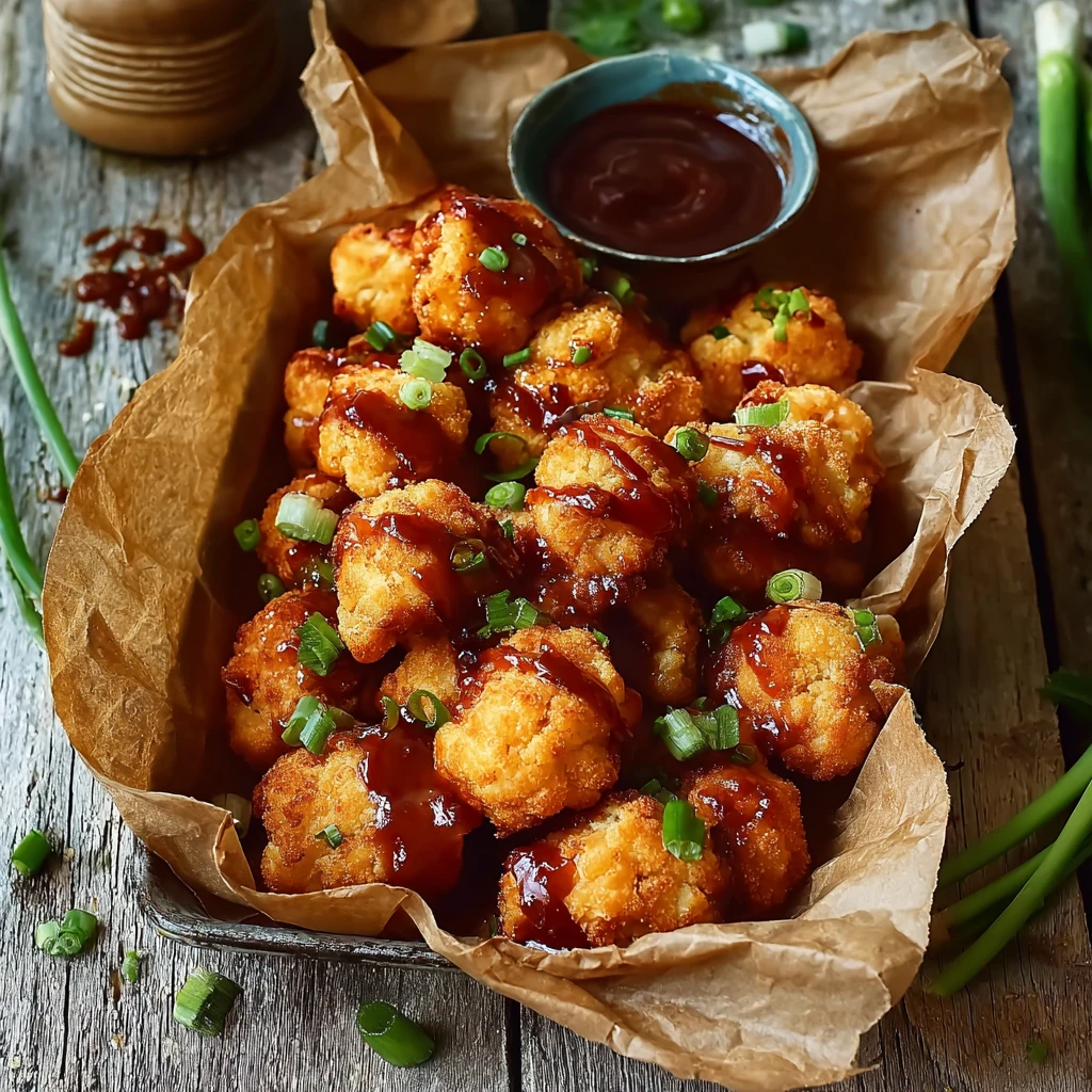 Crispy Bbq Beer Battered Cauliflower Nuggets Cravings