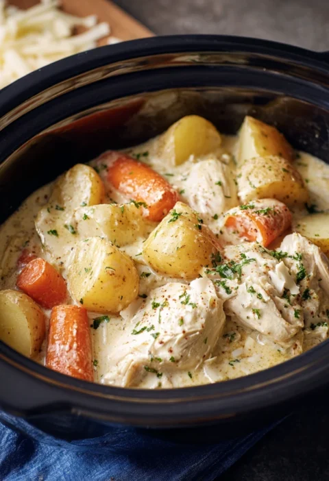Crockpot Creamy Ranch Chicken