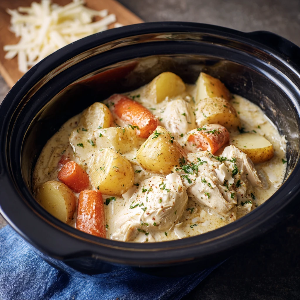 Crockpot Creamy Ranch Chicken
