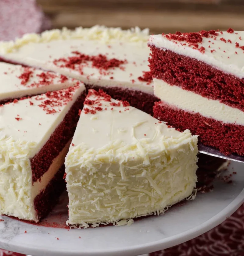 Decadent Red Velvet Cheesecake Sensual Valentines Day Indulgence