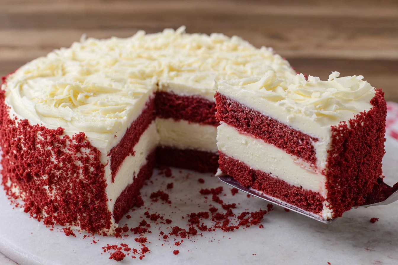 Decadent Red Velvet Cheesecake Sensual Valentines Day Indulgence