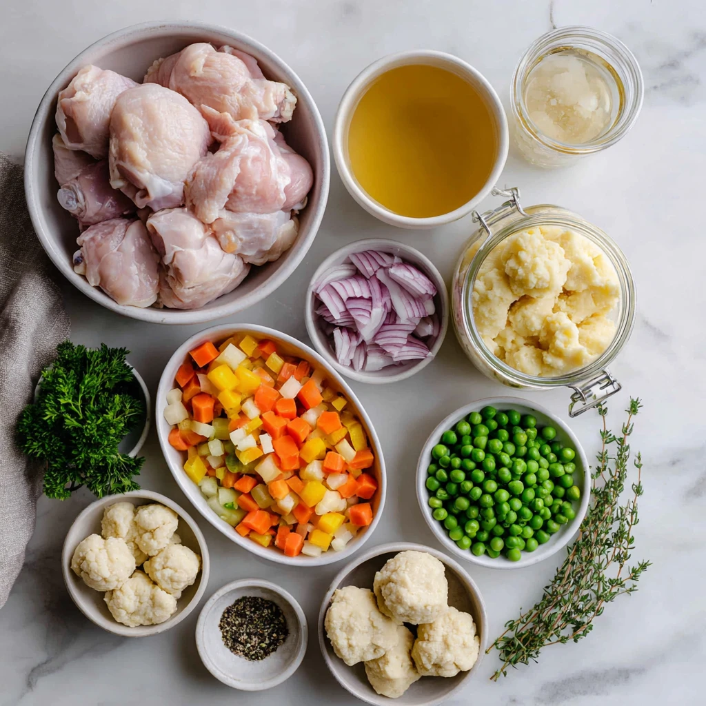 Dump Crockpot Chicken Dumplings