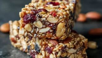 Easiest Trail Mix Energy Bars Recipe Busy Snack