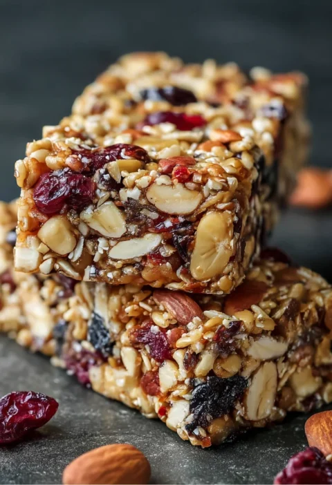 Easiest Trail Mix Energy Bars Recipe Busy Snack