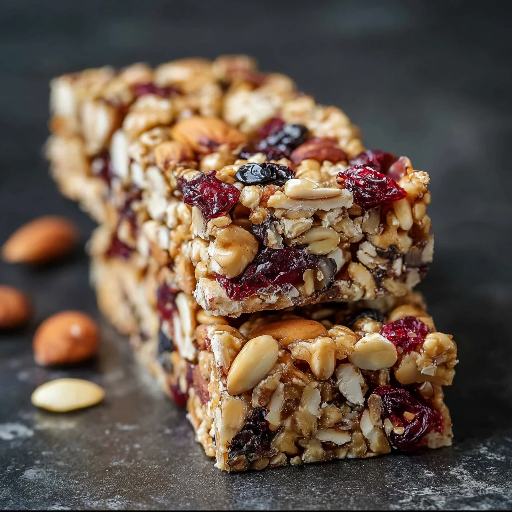 Easiest Trail Mix Energy Bars Recipe Busy Snack