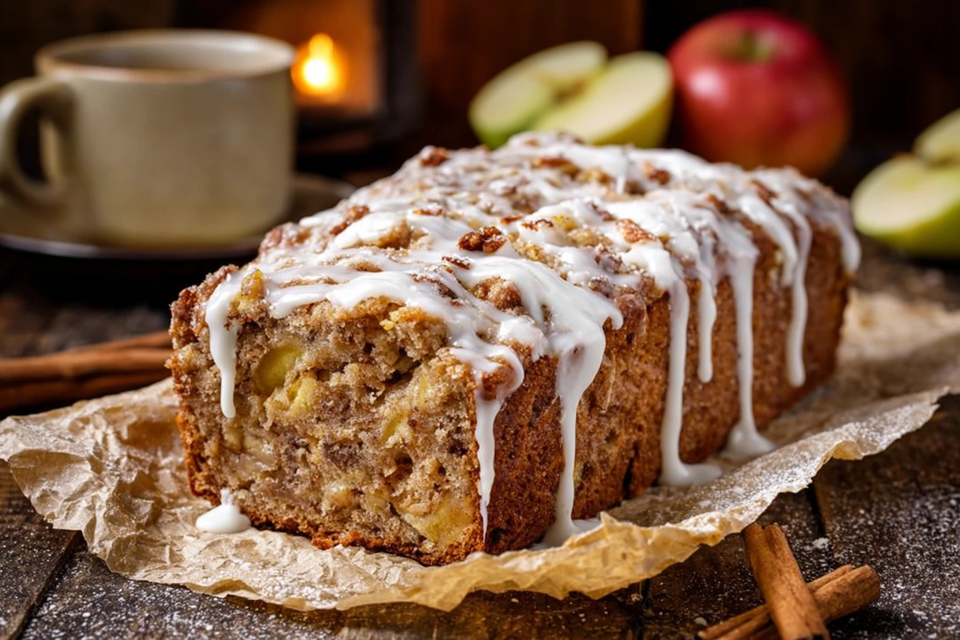Noyeast Amish Apple Fritter Bread Glaze Simply Mix