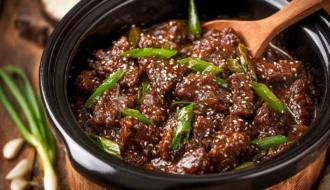 Fallapart Tender Slow Cooker Mongolian Beef Juicy Flavorful