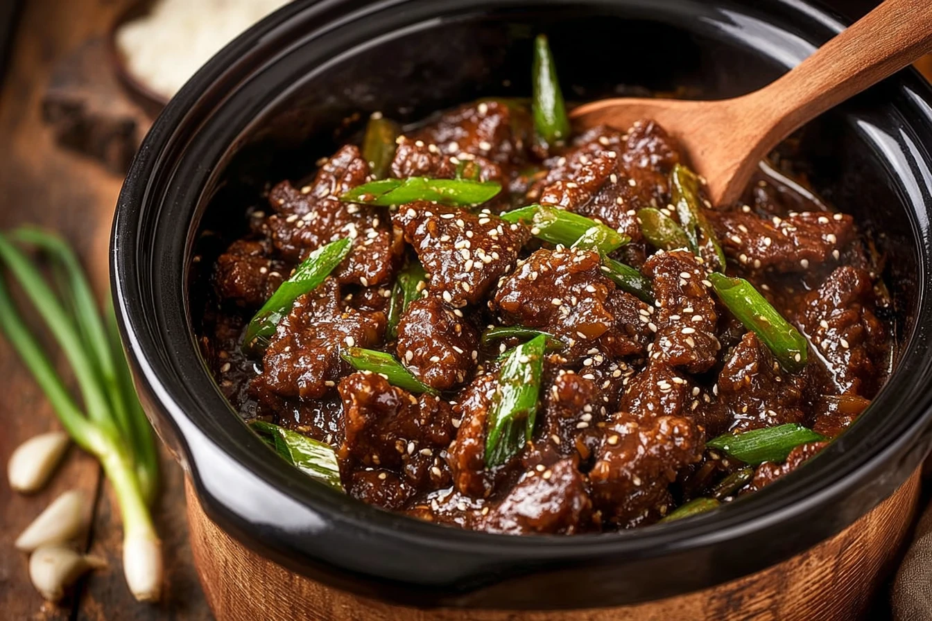 Fall-Apart Tender Slow Cooker Mongolian Beef: Juicy, Flavorful, and Homemade Perfection!