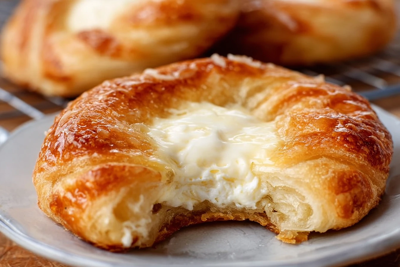 Flaky Crescent Roll Cheese Danishes: Effortlessly Delicious!
