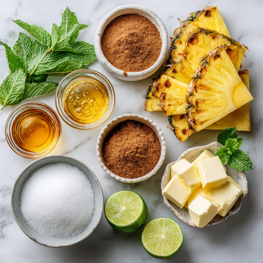 Fried Pineapple Recipe Caramelized Dessert