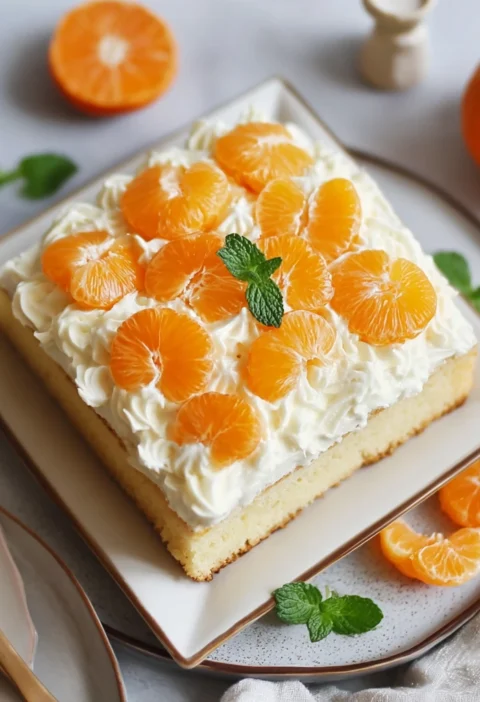 Mandarin Orange Cake Recipe