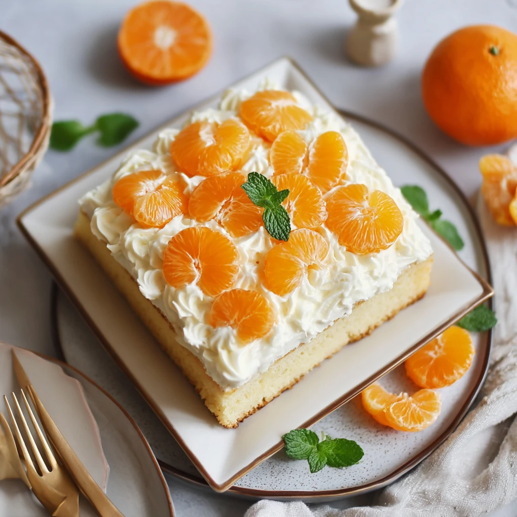 Mandarin Orange Cake Recipe