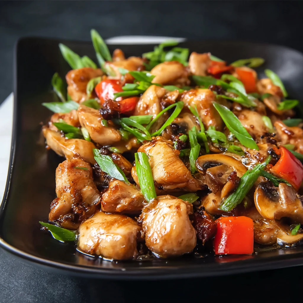 Mouthwatering Chicken Oyster Sauce Stir Fry Mushrooms