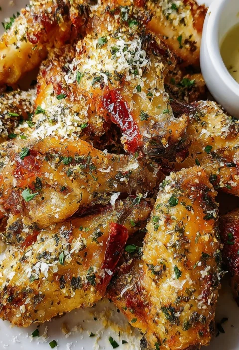 Parmesan Garlic Wings