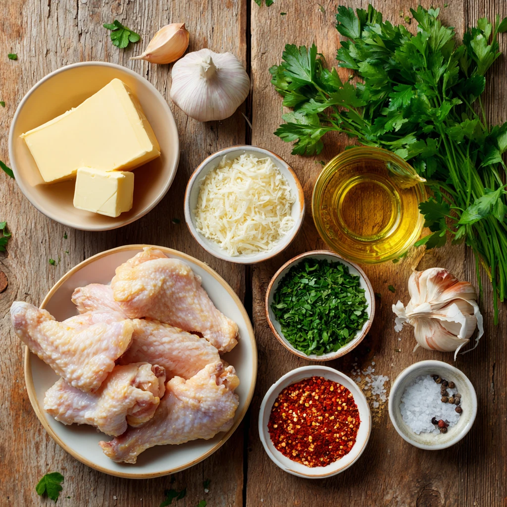 Parmesan Garlic Wings