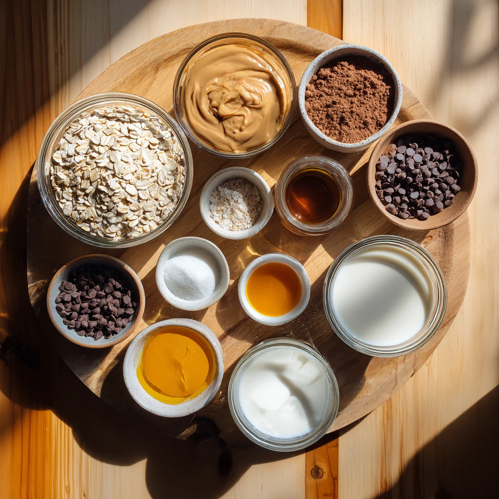 Peanut Butter Cup Overnight Oats