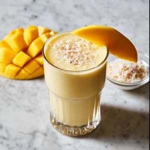 Pineapple Coconut Smoothie – Creamy Tropical Drink Recipe