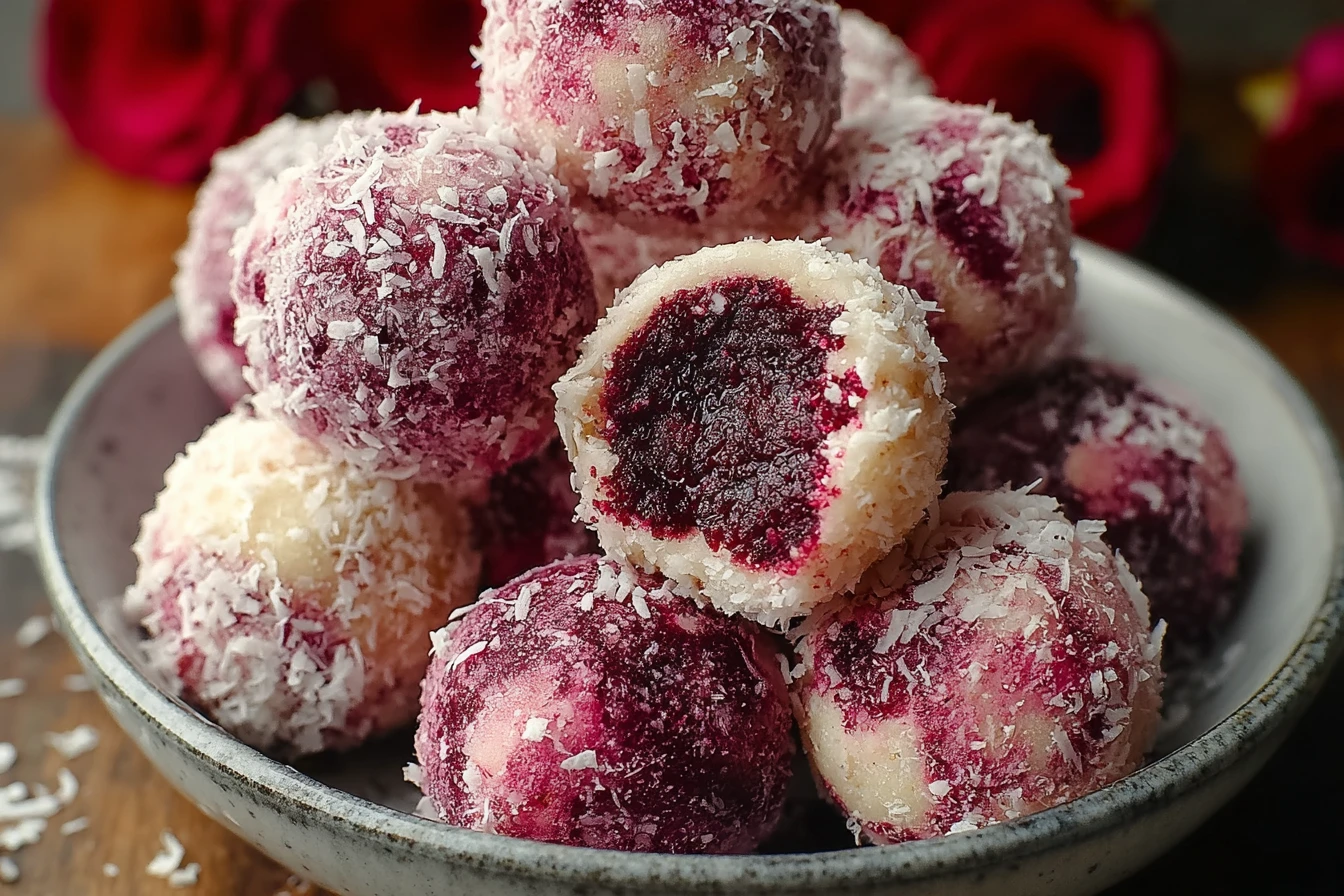 Rose White Chocolate Truffles