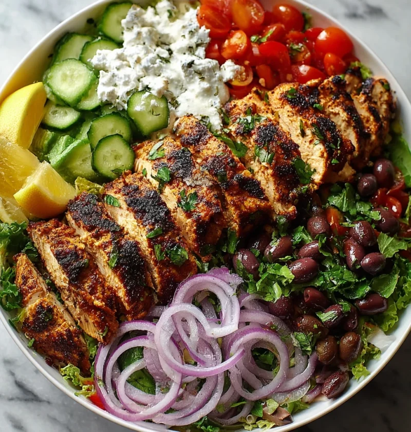 Spiced Grilled Chicken Salad
