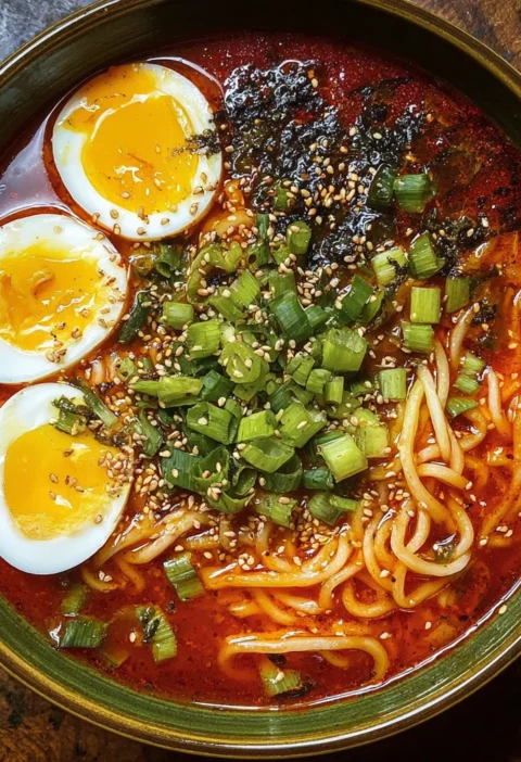 Spicy Gochujang Noodle Soup