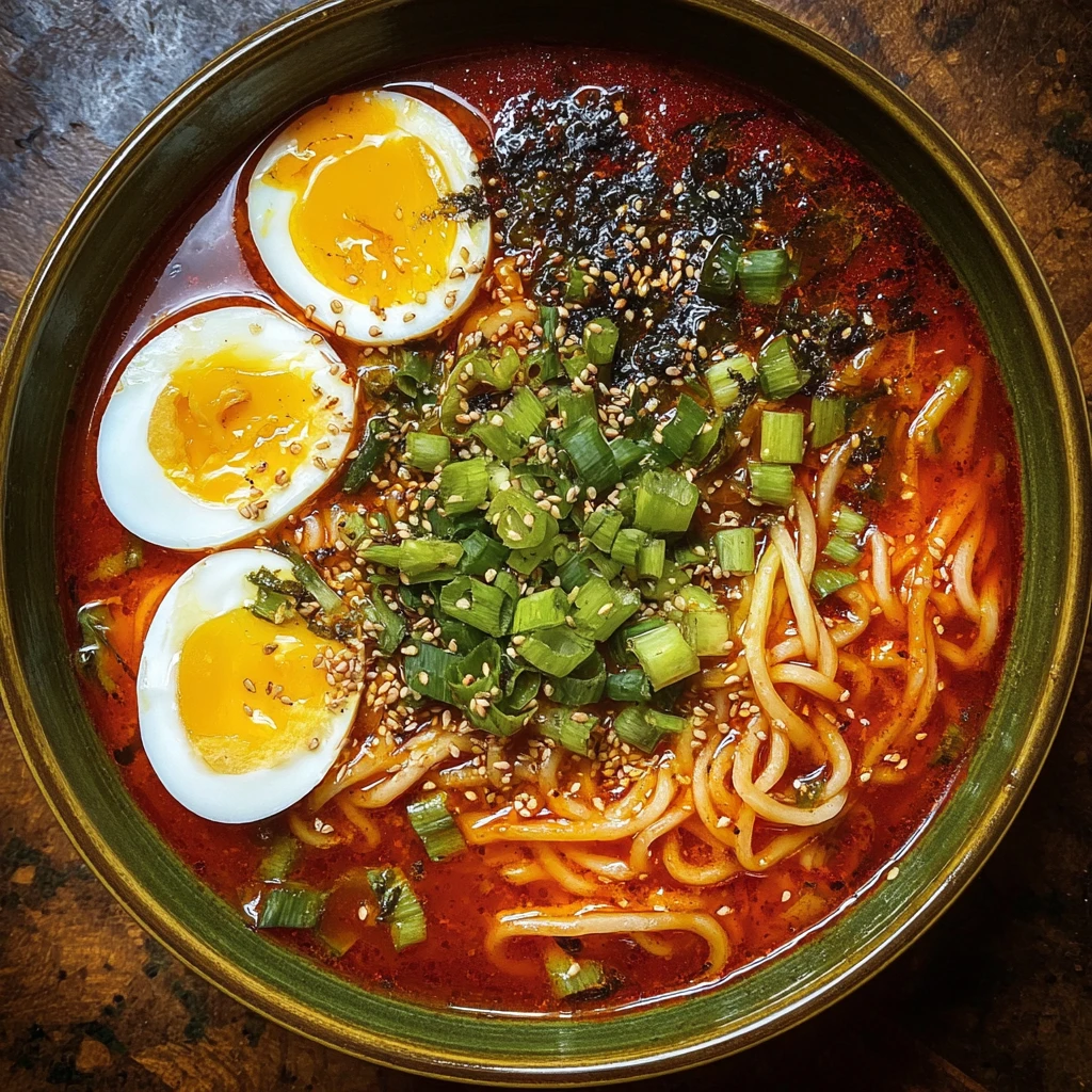 Spicy Gochujang Noodle Soup